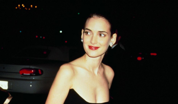 Winona Ryder in Trigère